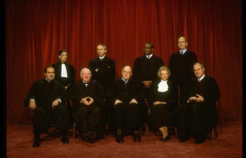 Supreme Court Justices (L-R) Scalia