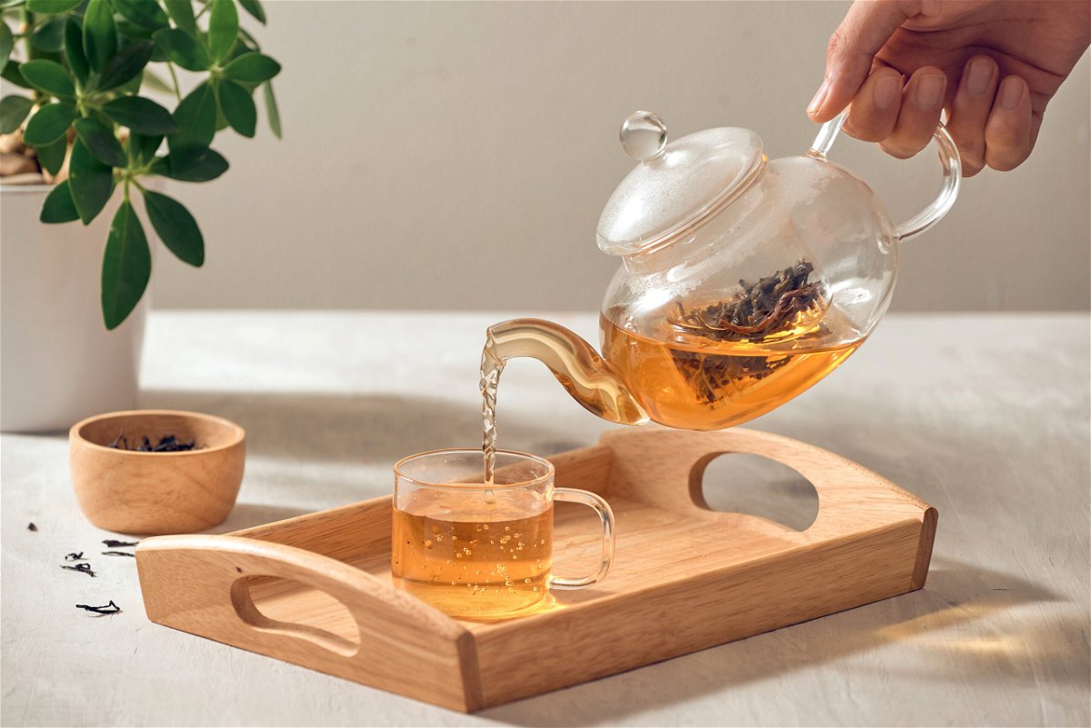 <i>Adobe Stock</i><br/>A warming cup of herbal tea can give you an afternoon lift.