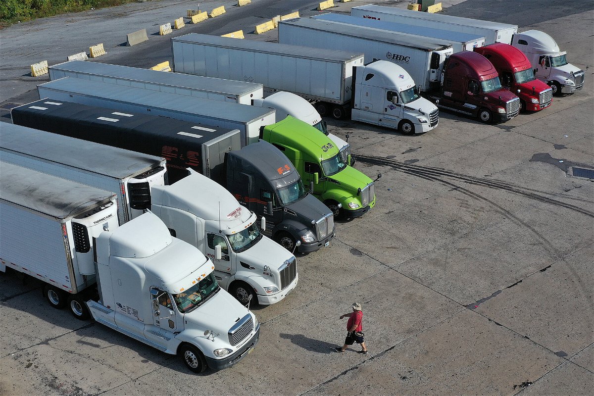 <i>Chip Somodevilla/Getty Images</i><br/>With the trucking industry facing a shortage of qualified drivers