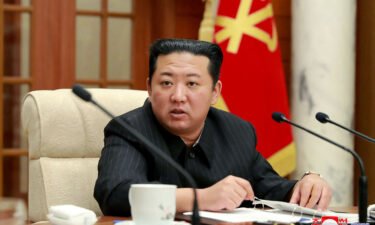 North Korean leader Kim Jong Un attends the 6th Political Bureau Meeting of the 8th Central Committee in Pyongyang on January 20
