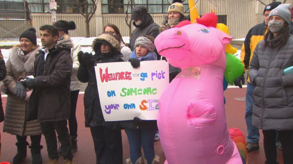 <i>WBZ</i><br/>A rally was held Saturday to save Tufts Children's Hospital.