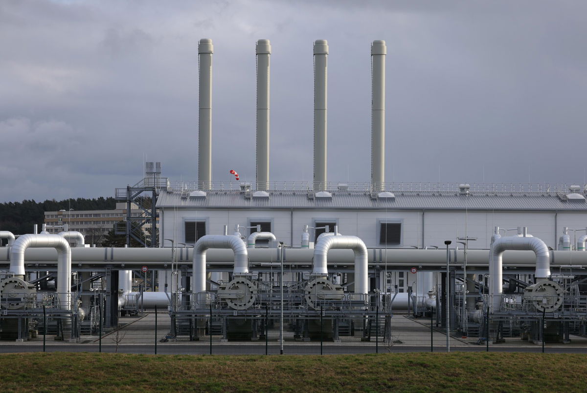 <i>Sean Gallup/Getty Images</i><br/>The receiving station of the Nord Stream 2 gas pipeline near Lubmin