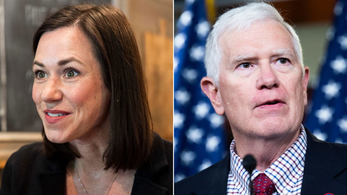 <i>Getty</i><br/>Republicans Katie Britt and Mo Brooks are running for Senate in Alabama.