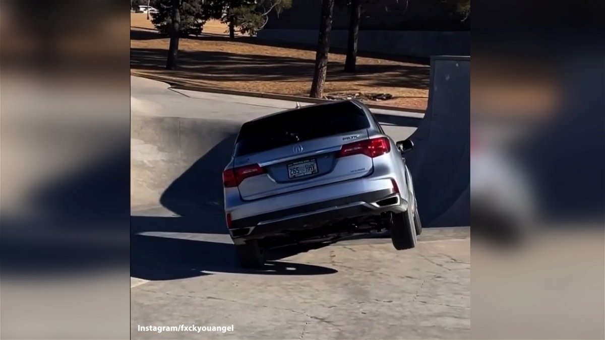 Driver takes SUV down ramps at Colorado Springs skate park | KRDO