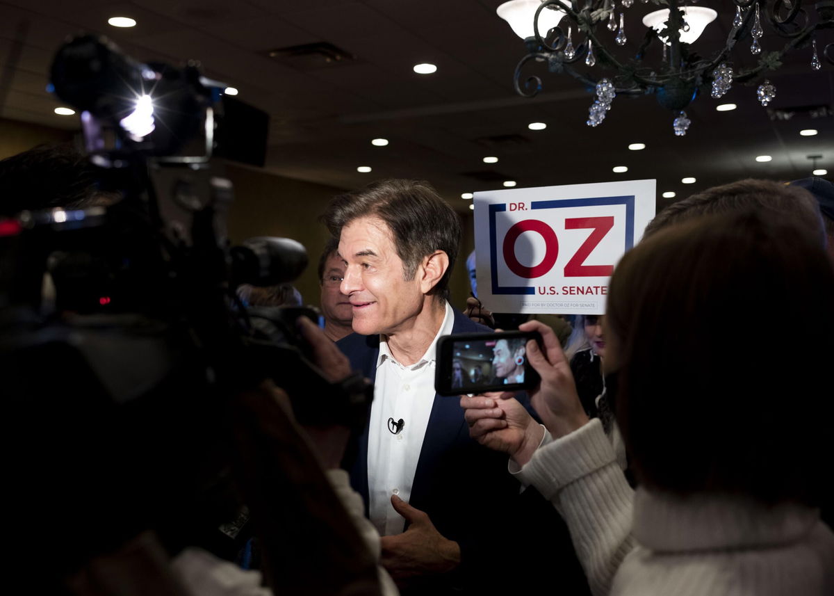 <i>Nate Smallwood/Bloomberg/Getty Images</i><br/>Dr. Mehmet Oz