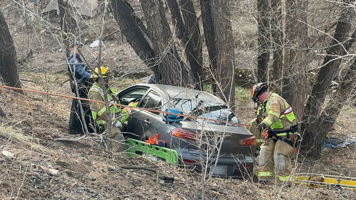 Man Trapped Overnight After Vehicle Goes Down Embankment In Colorado ...