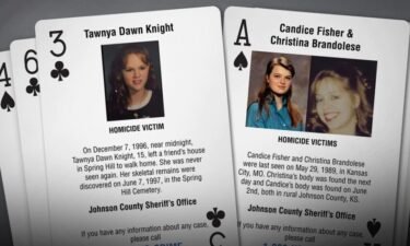 The Kansas Department of Corrections will soon distribute playing cards inside prisons and jails which feature cold cases from across the state. Most are unsolved murders. But the deck also contains missing persons cases and unidentified remains.