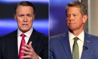 Georgia Gov. Brian Kemp (R) and former Sen. David Perdue clashed over the results of the 2020 election during the state's GOP governor's debate on April 24.