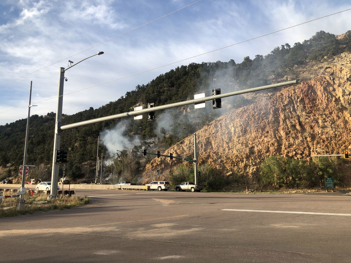 Westbound Highway 24 Reopened At Cave Of The Winds KRDO   051622 FIRE FROM MATT Scaled 