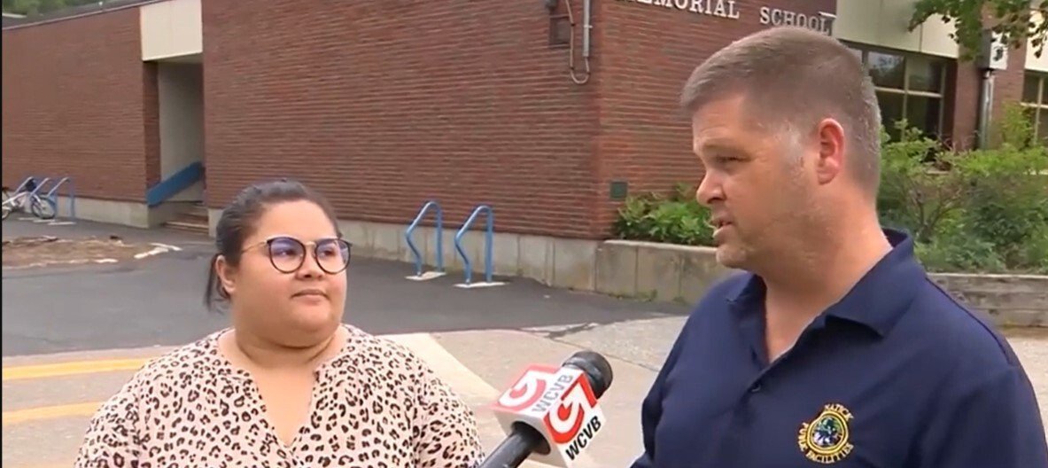 <i>WCVB</i><br/>A custodian and cafeteria worker who work for Natick Public Schools are being hailed as heroes after they saved an elementary student who was choking on his lunch