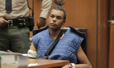 Isaiah Lee appears at a bail hearing in Los Angeles