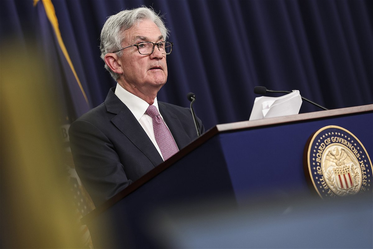 <i>Win McNamee/Getty Images</i><br/>Federal Reserve Chairman Jerome Powell is seen here on May 4 in Washington