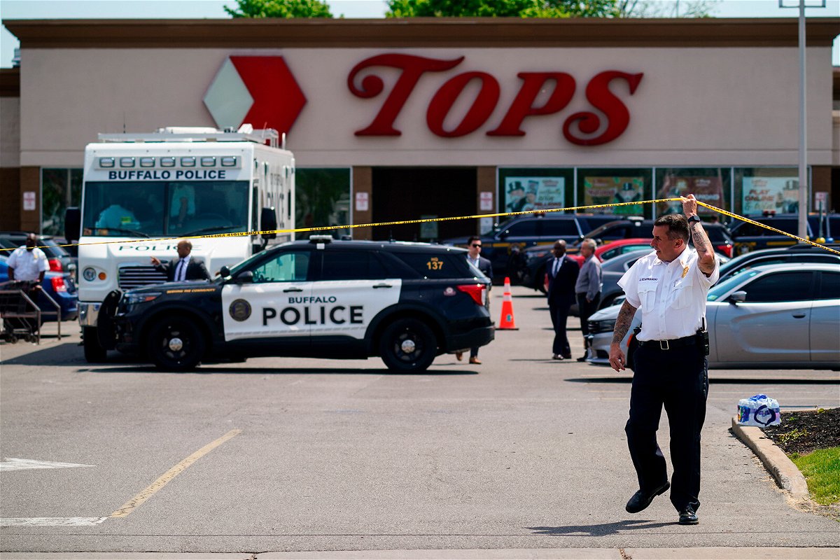 <i>Matt Rourke/AP</i><br/>The mass shooting in Buffalo