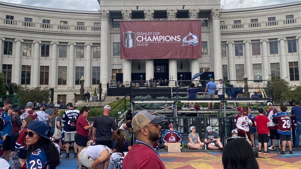 PHOTOS: Avalanche fans celebrate in downtown Denver after Stanley Cup win
