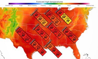 June 21 three-day weather forecast as a heat wave bears down on the US.