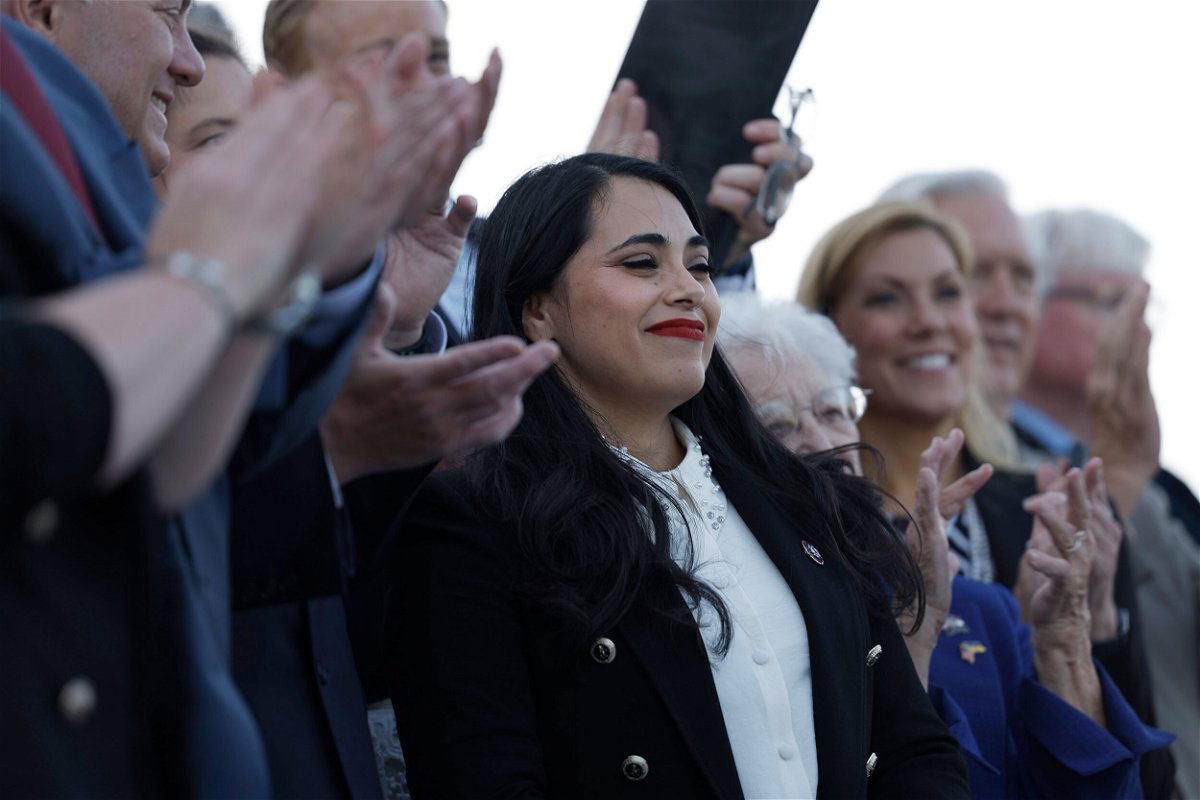 <i>Anna Moneymaker/Getty Images</i><br/>Newly elected Republican Congresswoman Mayra Flores