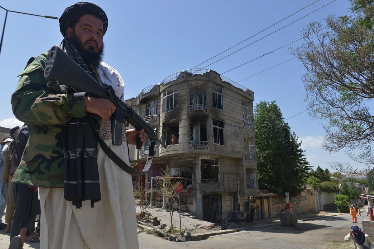 <i>Sahel Arman/AFP/Getty Images</i><br/>An Islamic State affiliate has claimed responsibility for an attack on a Sikh temple in Afghanistan's capital Kabul that killed at least two people and injured seven
