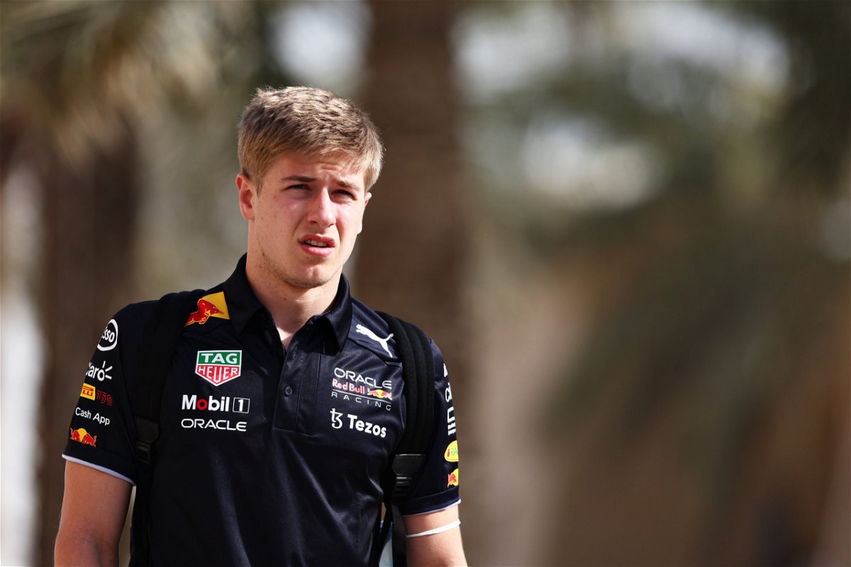 <i>Lars Baron/Getty Images Europe/Getty Images</i><br/>Red Bull Racing has suspended junior driver Juri Vips after he used a racial slur during a live gaming stream on June 21.