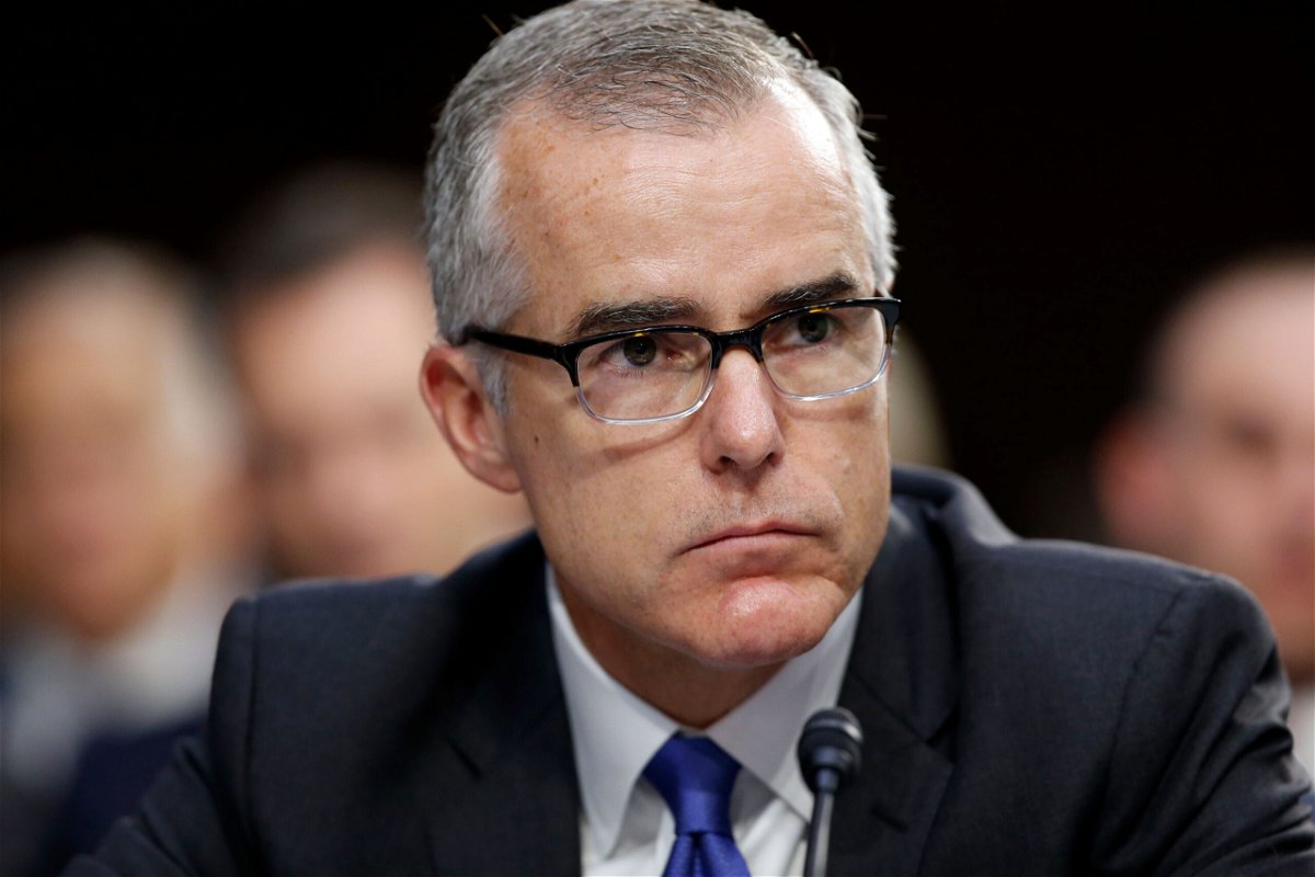 <i>Alex Brandon/AP/File</i><br/>Former FBI Deputy Director Andrew McCabe said an investigation should be launched into how he and former FBI Director James Comey were both selected by the Internal Revenue Service for an intensive tax audit.