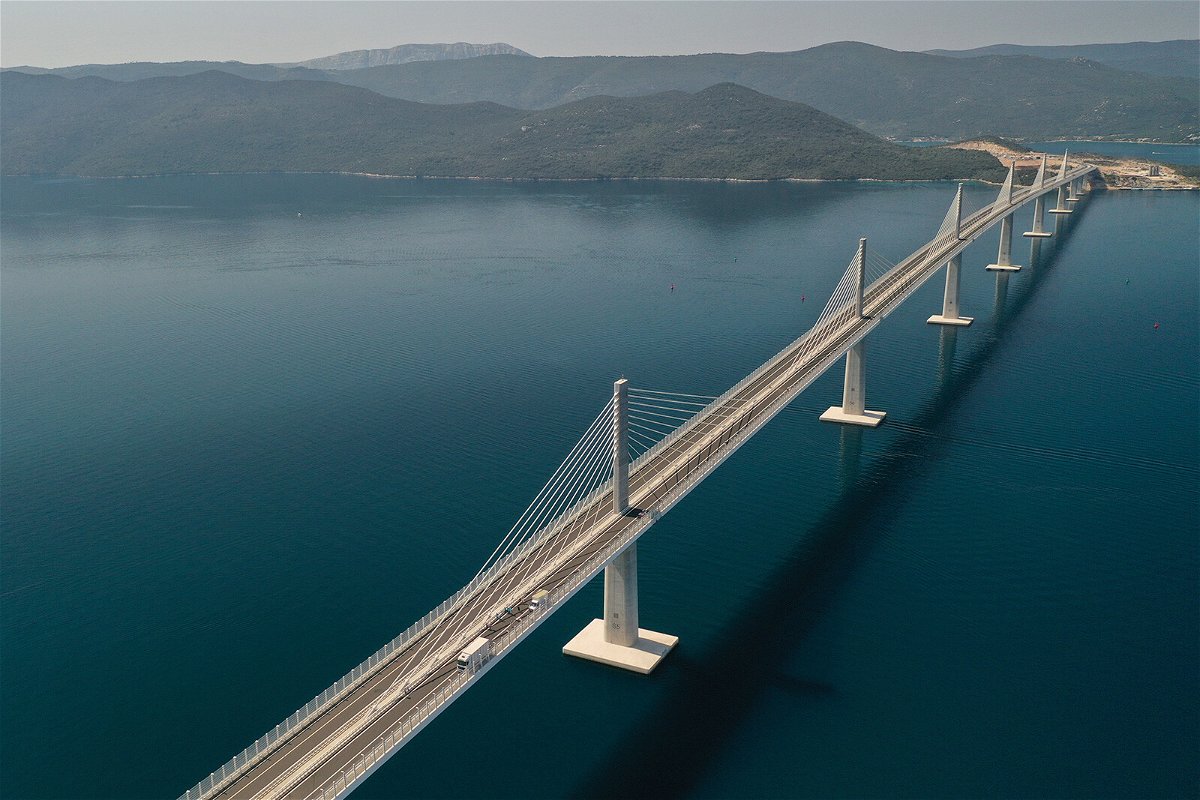 <i>AP</i><br/>The long-awaited Peljesac bridge has just opened in Croatia