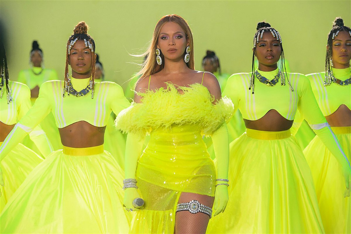 <i>Mason Poole/A.M.P.A.S./Getty Images</i><br/>Beyoncé performs during the ABC telecast of the 94th Oscars® on Sunday