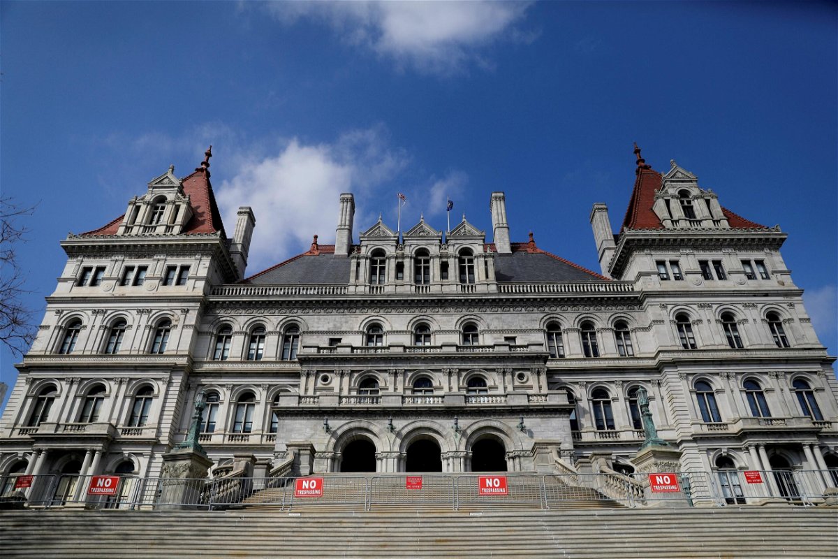 <i>Mike Segar/Reuters</i><br/>The New York State Capitol in Albany