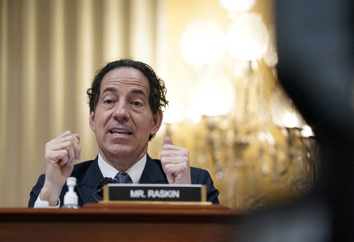 <i>Elizabeth Frantz/Reuters</i><br/>U.S. Rep. Jamie Raskin (D-MD) is pictured. The embattled inspector general for the Department of Homeland Security first learned of missing Secret Service text messages in May 2021 -- months earlier than previously known and more than a year before he alerted the House select committee investigating January 6