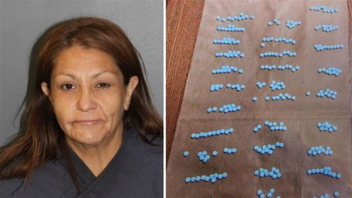 Deputy finds more than 300 suspected fentanyl pills on woman while