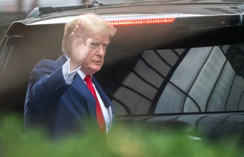 Former President Donald Trump departs Trump Tower in New York City on August 10