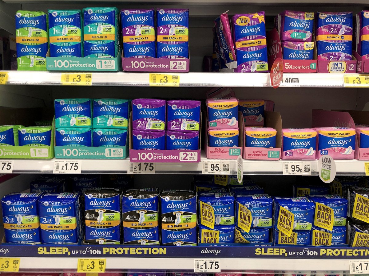 <i>Jeff J Mitchell/Getty Images</i><br/>Menstrual products