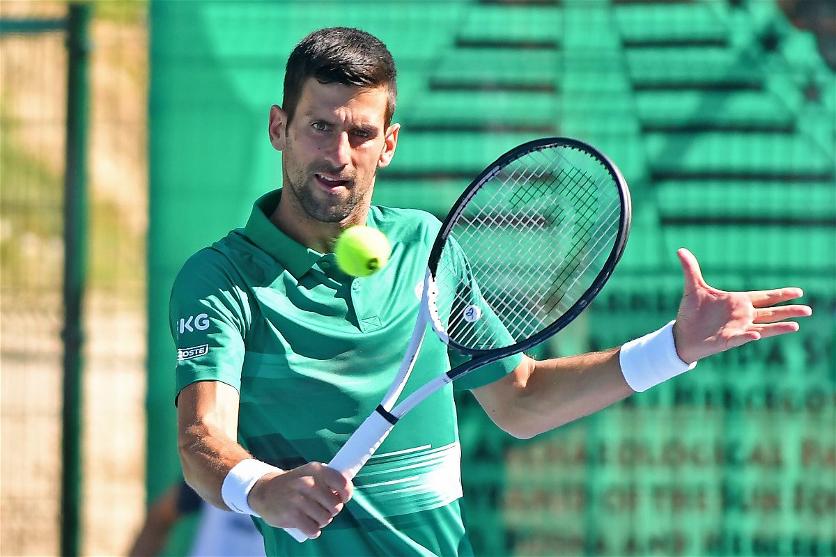<i>Nedim Grabovica/Xinhua/Getty Images</i><br/>Novak Djokovic withdraws from the US Open. Djokovic