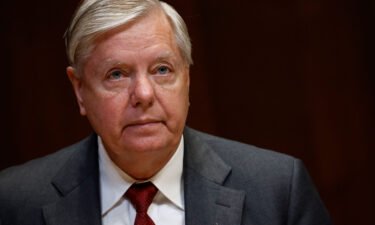 A federal judge has ruled that GOP Sen. Lindsey Graham must testify before a Fulton County grand jury investigating former President Donald Trump's efforts to overturn the 2020 presidential election in Georgia. Graham is seen here in Washington on May 25.