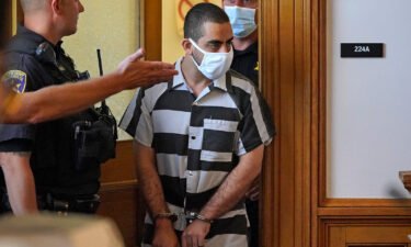 Hadi Matar arrives for an arraignment in the Chautauqua County Courthouse in Mayville