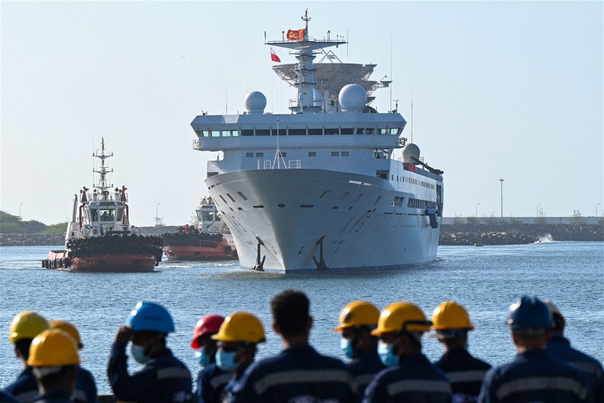 Порт в шри ланке. Судно «Юаньван-5». Китайское судно. Китайское разведывательное судно. Судно портовый 1.