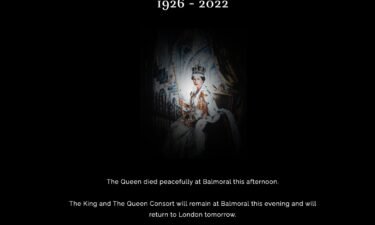The Royal website has gone dark following the passing of Queen Elizabeth II.