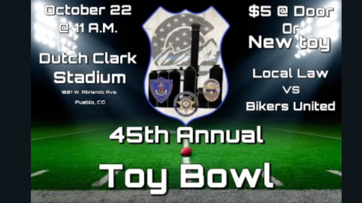 Pueblo law enforcement vs Pueblo Bikers United in 45th annual Toy