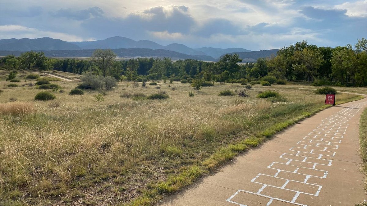 World record hopscotch course at Chatfield State Park