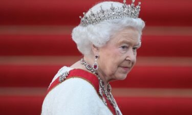 The Funeral for Queen Elizabeth II will be held September 19 at Westminster Abbey. The queen here arrives for the state banquet in her honor on June 24