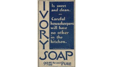 Advertisement for Ivory Soap by the Procter and Gamble Company in Cincinnati