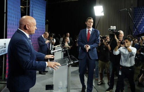 Arizona Democratic Sen. Mark Kelly warned during an hour-long debate on October 6 that the "wheels" could "come off our democracy" if candidates like his GOP opponent