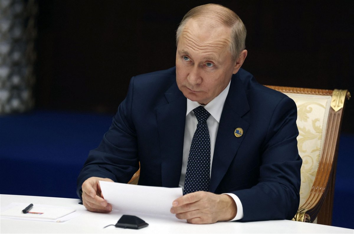 <i>Vyacheslav Prokofyev/AFP/SPUTNIK/AFP via Getty Images</i><br/>Russian President Vladimir Putin