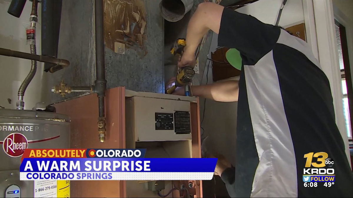 Local Veteran surprised with a new furnace in honor of Veterans Day