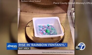 The Dept. of Justice is warning of a rise in what's called rainbow fentanyl.