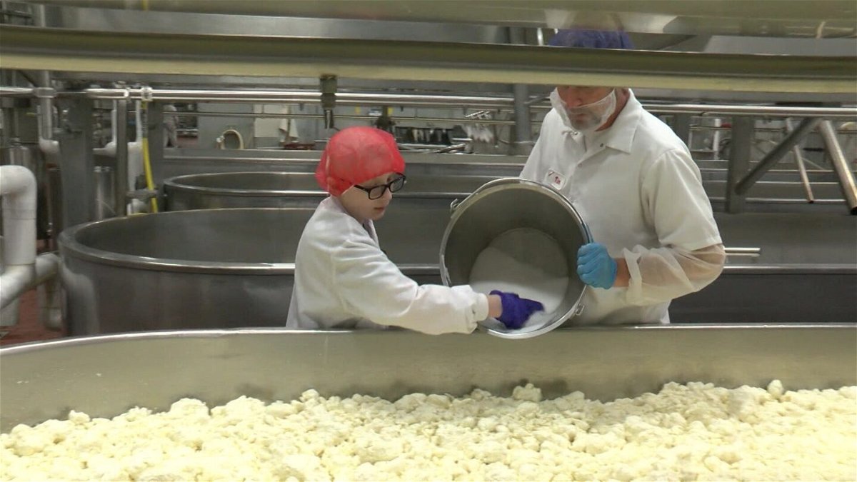 <i>WDJT</i><br/>Eleven-year-old Maxx Ball from North Carolina travelled to Wisconsin to learn what it takes to be a cheesemaker.
