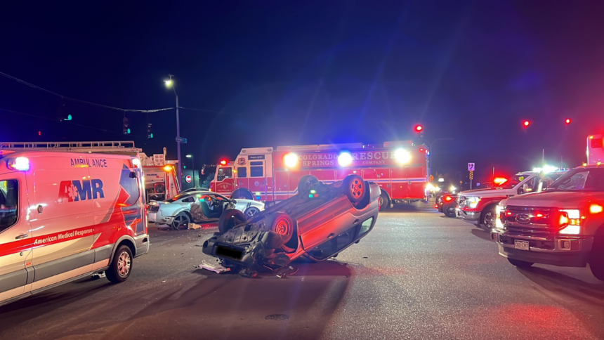 car accident fountain colorado today