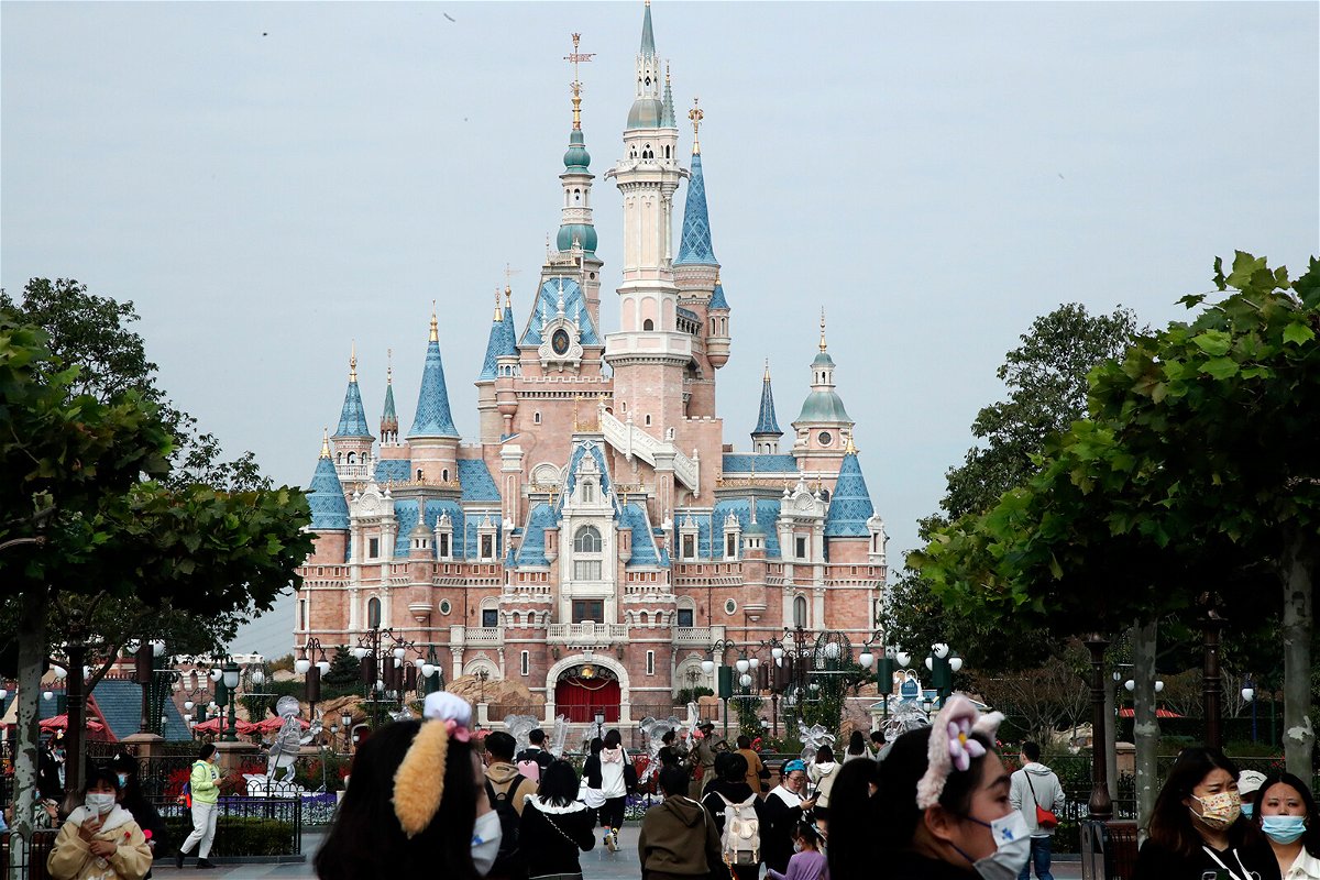 <i>Tang Yanjun/China News Service/Getty Images</i><br/>Shanghai Disneyland shuts over Covid-19 curbs once again.