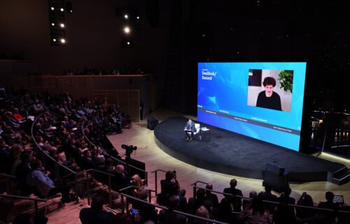 Andrew Ross Sorkin interviews FTX founder Sam Bankman-Fried during the New York Times DealBook Summit. Bankman-Fried said he "didn't ever try to commit fraud on anyone