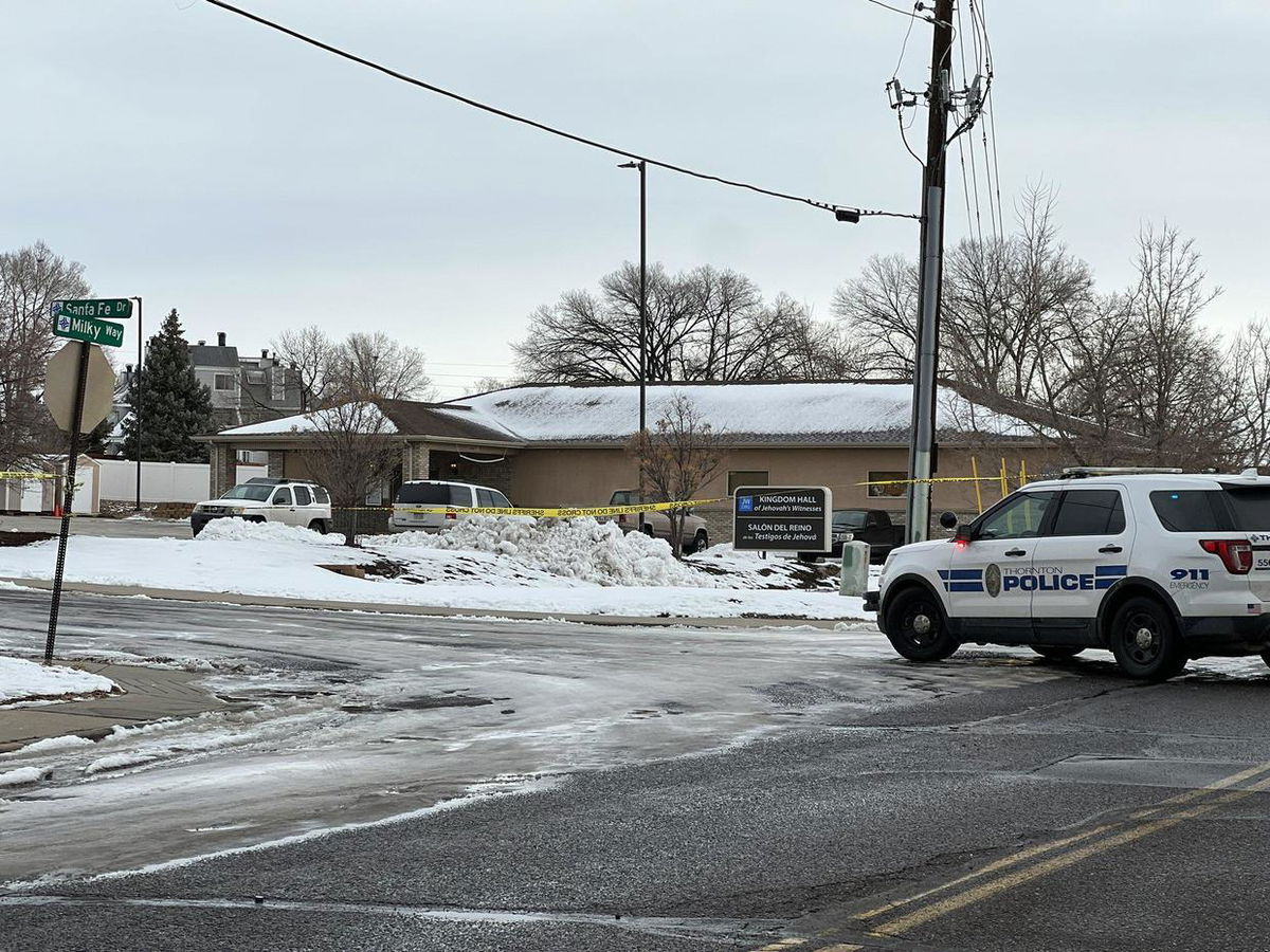 <i></i><br/>Law enforcement officials are investigating a homicide at a Jehovah's Witnesses Kingdom Hall in Colorado where two adults were found dead