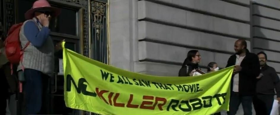 <i>KGO</i><br/>Activists are calling for the San Francisco Board of Supervisors to turn down a plan that could make the use of deadly force robots in San Francisco a reality in select