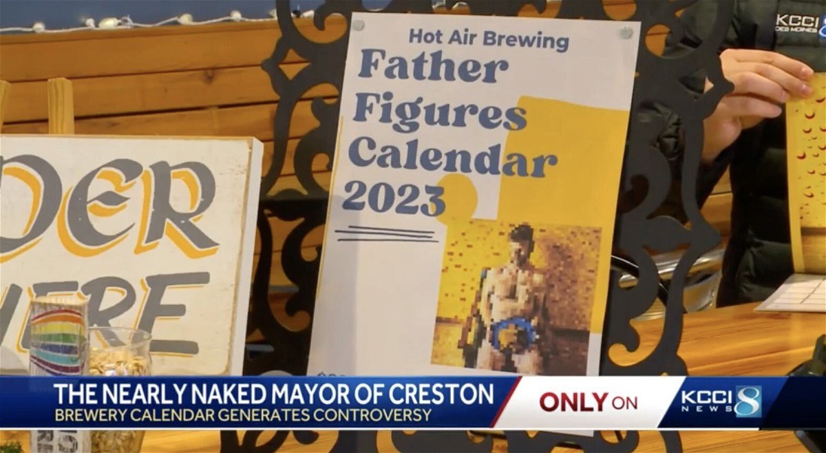 Iowa mayor appears partially nude in brewery calendar KRDO